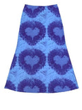 Tie-Dye Heart Wrap Midi Skirt- Outfit