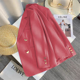 2025 New Grey High-End British Style Suitcase Lady French Style Fashion Small