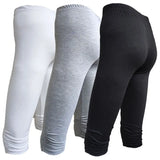 Pants Workout Plus Size Pants Cotton Elastic Waist Casual Solid Spring Summer Pants Stretch Pants