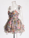 Fashion Sweet Breeze Ponopne Dress 2025 Spring Flower T-Shirt With Thin
