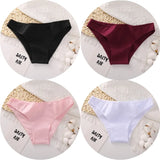 Women Cotton Panties Sexy Low Waist Female Underpants Solid Elasticity Comfortable Underwear Women Panty Lingerie