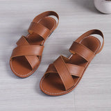 Zingj Style Flat Bottom Open Toe Sandals Female Summer New Comfortable Wear Casual Versatile Plus Size Women's