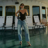 Velvet Black Busiter Asymmetrical Corset Top- Outfit