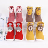 Baby Knitted Leopard Floor Socks Shoes with Rubber Soles Infant Anti-slip Indoor Socks Newborn Spring Summer