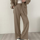 Zingj Female Spring And Autumn 2024 New Korean Version Of Korean Fried Street Design Sense Small Casual Pink Small Suit Suit