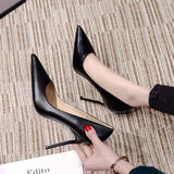 Soft-Skin High-Heeled Women's Fine Heel Sexy Pointer 2025 Spring And Autumn 2025 New French Temperament Shallow Work
