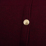 Buckle-Repair Knitted Cardigan 2025 Spring Collar Bag Long-Sleeved Women's Sweater