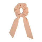 scrunchie hair ties Scarf Elastic Hair Rope for Women Hair Bow Ties Scrunchies Hair Bands Flower Print Ribbon