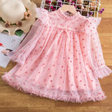 Winter Autumn Girl Dress Children Clothes Kids Dresses For Girls Party Dress Long Sleeve Knitted Sweater Toddler Girl