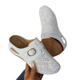 Trade Bao Head Half Slippers Women 2025 New With Slope And Large Size Hollow