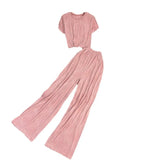 Zingj T-Shirt, High-Waisted, Wide-Leg