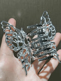 Hollow Out Butterfly Large Hair Claw- Outfit