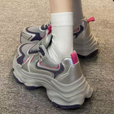 Shoes Women's Spring Summer 2025 New Thick Soles To Increase The Breathable Leisure Mesh