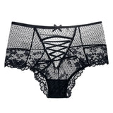Sexy Panties Women high waist panty Sexy Briefs Ladies Plus Size Underwear transparent sheer lace underpants