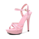 Zingj A Word With Sandal Female 2023 New Summer 13CM Joker Web Celebrity Sexy High Heels Fine