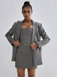 Women's Fashion Casual Suit Temperament Elegant Women's Blazer Trousers Three