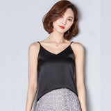 Summer Autumn style Imitation Silk Women Blouse Shirt Sexy White Tops Women Blouses Party Girls Blusas Shirts 2020