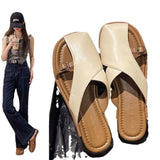 Fragrant Temperament Bag Head Half Slippers Women 2025 Summer Version Of High-Slip Shoes Wearing