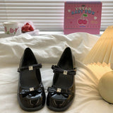 Fairy Wind Lolita Shoes New Daily Soft Base Does Not Tired Round Head Thick Leather