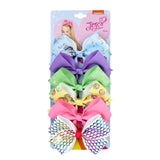 Pieces/Set JoJo Bows Jojo Siwa Rainbow Printed Knot Ribbon Bow For Girls Handmade Boutique Hair Clip Children Hair