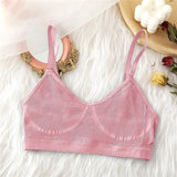 Colors Seamless Tank Tops Women Bra Female Lingerie Sexy Underwear Adjustable Strap Wire Free Bralette Brassiere