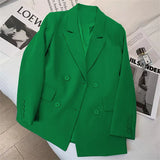 Taro Violet Silove Suit Jacket Woman 2025 Spring New Korean Design Sense Niche Fashion Small