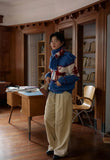 Reindeer Print Knitted Cardigan- Outfit