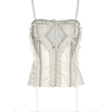 Summer Fashion Trend Women's New High-Waisted Hips Irregular Wrinkle Body
