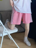 High Waist and Thin Pants, Loose Sports and Casual Pants, Slim Straight Pants, Women's Middle Pants Summer Booty