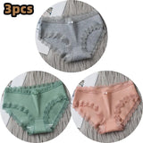 Cotton Panties Women Comfortable Underwears Sexy Middle-Waisted Underpants Female Lingerie Big Size Ladies