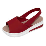 Women's Sandals Fashion Casual Peep Toe Platforms Wedges Beach Sandals Sport Shoes Anti Slip Fashion Sandales
