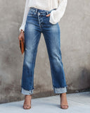Zingj Spring And Summer New Washed High Waist Jeans Fashion Casual Loose Edge Pants