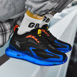 Men Air Cushion Sneakers Rubber Skidproof Outsole Running Shoes Breathable Mesh Male Sports Jogging Shoes Zapatillas