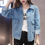 Zingj Coat Female Early Fall 2024 New Tide Loose Korean Version Student Bf Thin Jacket Autumn Suit Short Jacket-Outfit