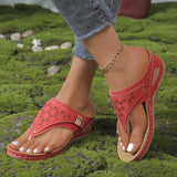 Zingj Women With Sandals And Slippers In 2023 Summer New Large-Size Hollowed-Out Metal Thick-Soled