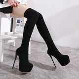 Knee Boots Autumn And Winter New Spot Nightclub Stage Boots Spring Boots Summer Style Women Hate Sky Tall