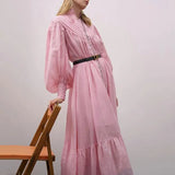 Summer Dress Women Clothing 2021 Ladies Casual Long Light Sundress Korean Fashion Bandage Sukienka Designer Toppies