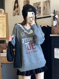 Knit Jersey Print Sweater- Outfit