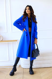 Zingj Hot Style Autumn And Winter Simple Double Breasted Long Sleeve Lapel Button Wool Coat