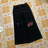 Zingj Hiphop New Spring Hip-Hop Style Straight Jeans With Loose Broad Legs 211-1-Outfit