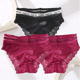 Lace Sexy Women's Panties Finetoo Mid-waist Temptation Transparent Hollow Out Underwear Female Underpants Briefs