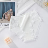 Panties Women Comfortable Underwear Sexy High-Rise Lace Underpants Female Lingerie Big Size Ladies Briefs Underwears
