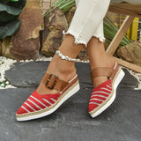 Women's Sandals 2025 Summer New Flat Bottom Slope And Pointed Casual Women's Cool Slippers