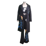 Spot 2025 Autumn / Winter Fashion Street Photo Print Long Windbreaker Wrapped Chest Bell-Bottoms Three-Piece