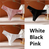 Cotton Panties Women G-String Ladies Sexy Panties Ladies Ladies Thong Underwear Solid Color Comfortable Lace Edge