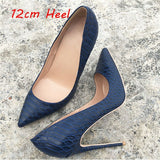 12cm high heel stiletto shallow pointed toe sexy single shoes party nightclub women's shoes YG029