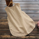 Summer Solid Color Casual Irregular Pullover