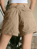 Denim Straight Leg Cargo Shorts- Outfit
