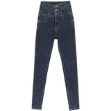 Women Jeans Fitting High Waist Slim Skinny Femme Jeans Faux Leather Jeans,Stretch Female Jeans,Pencil