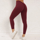 Zingj Embarrassment Line Peach Hip Fitness Yoga Pants V Waist Hip Tight Sports Pants-Outfit
